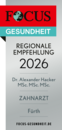 Focus Gesundheit Regionale Empfehlung 2026
